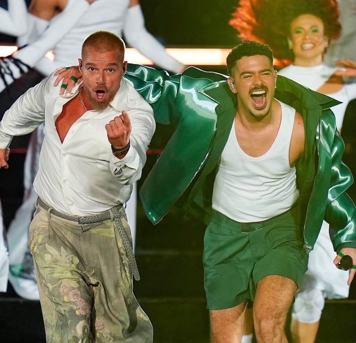Ricky Martin e Pedro Sampaio no Rio de Janeiro