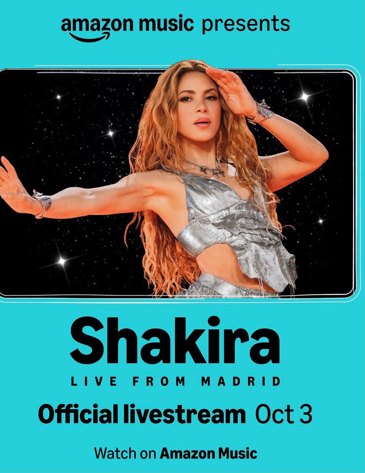 Shakira faz parceria com a Amazon